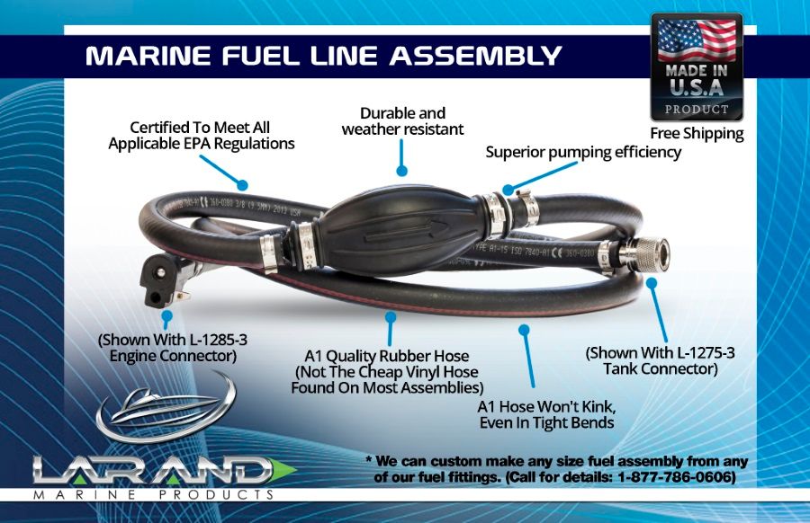 Highest Quality Marine Fuel Line Assembly